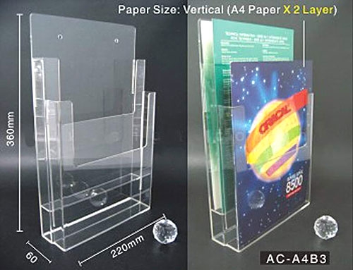 kệ bằng mica đựng tờ rơi tphcm